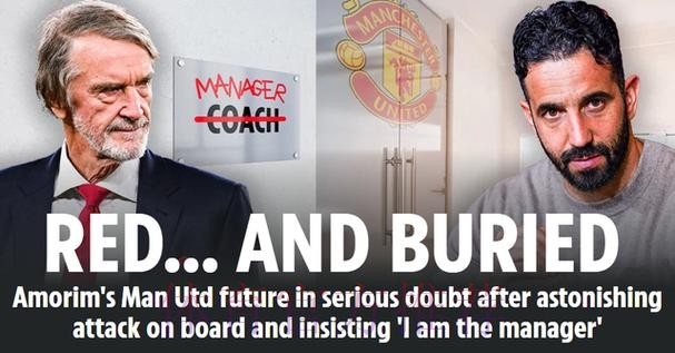 绝不辞职!阿莫林公开叫板曼联高层:解雇他需赔偿975万 绝不辞职!阿莫林公开叫板曼联高层:解雇他需赔偿975万